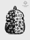 Рюкзак детский / DESTINY LOGOBOMBING ЧЁРНО БЕЛОЕ