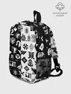 Рюкзак детский / DESTINY LOGOBOMBING ЧЁРНО БЕЛОЕ