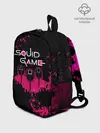 Рюкзак детский / Squid Game брызги красок стража.