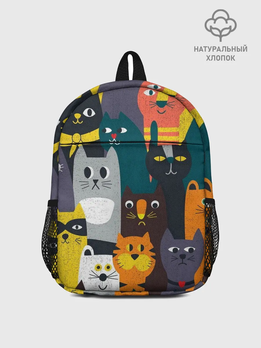 Рюкзак детский / крутые коты