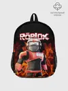 Рюкзак детский / ROBLOX FIRE | РОБЛОКС ОГОНЬ | ПОЖАРНЫЙ