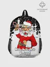 Рюкзак детский / Тигр в шубе Санта Клауса