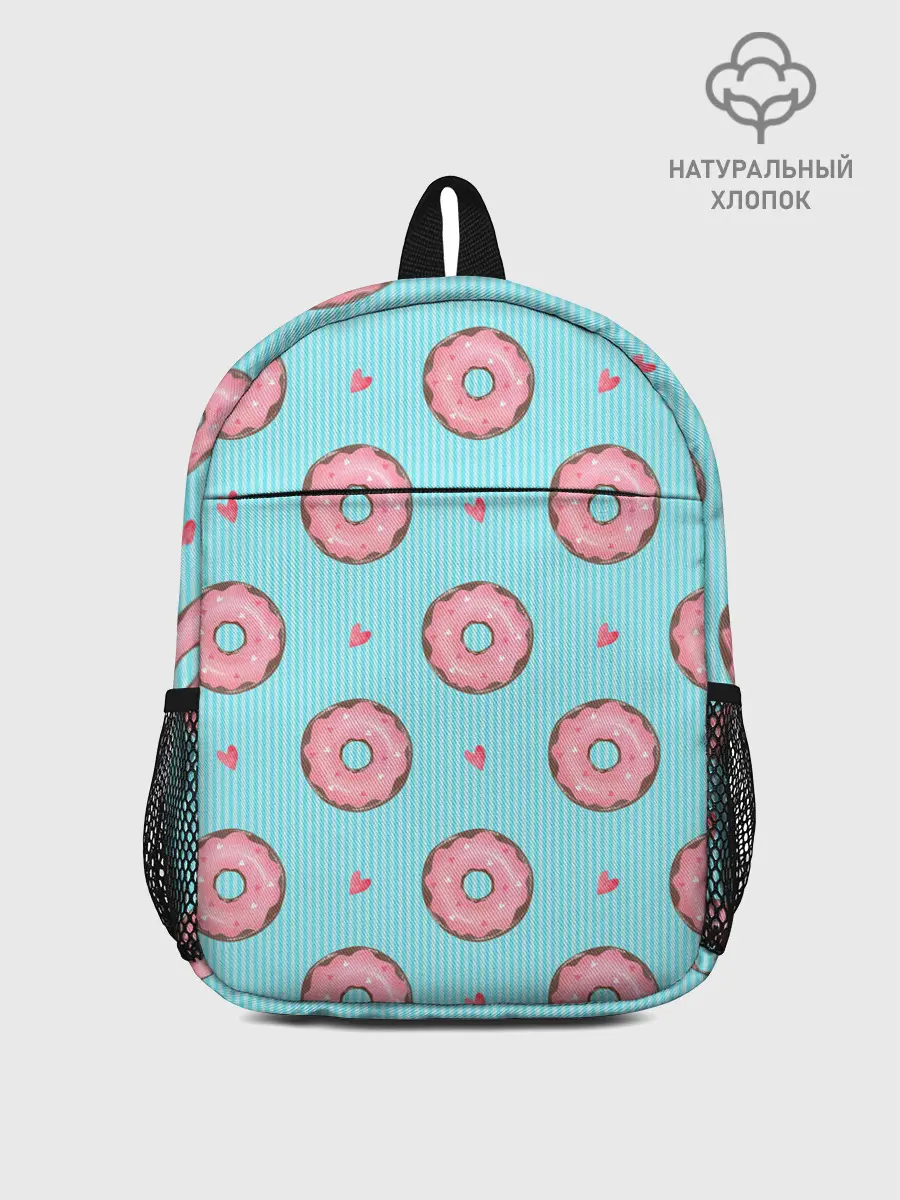 Рюкзак детский / Розовые пончики