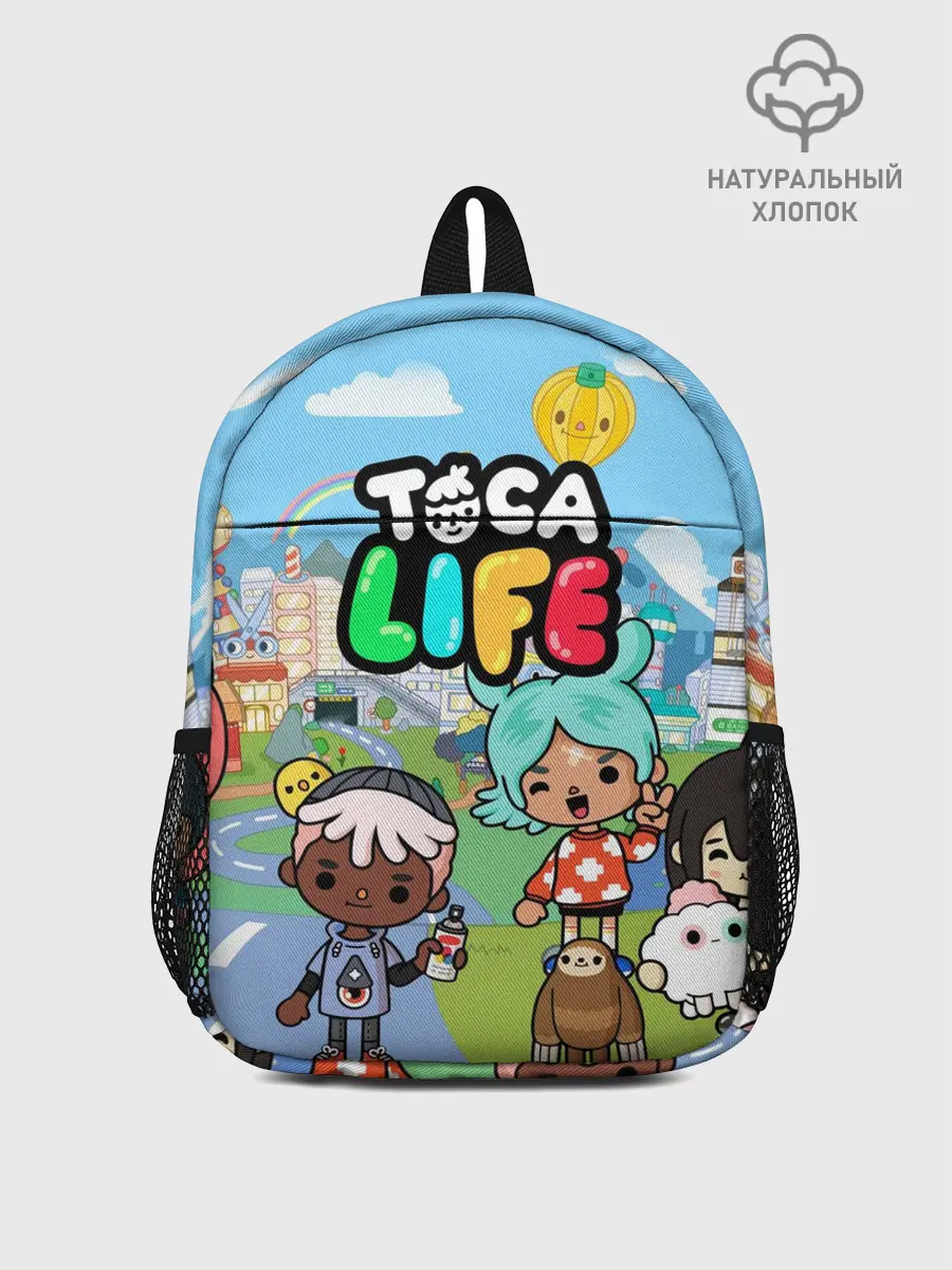 Рюкзак детский / Toca Boca | Тока бока Рита, Зик, Нари, Леон