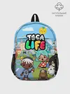 Рюкзак детский / Toca Boca | Тока бока Рита, Зик, Нари, Леон