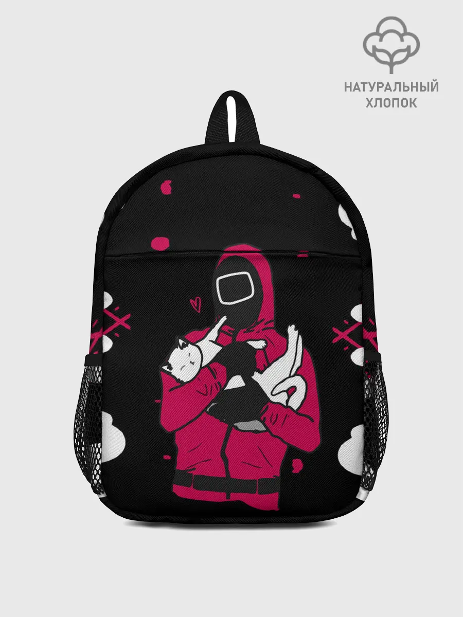 Рюкзак детский / Игра в кальмара x Кот,