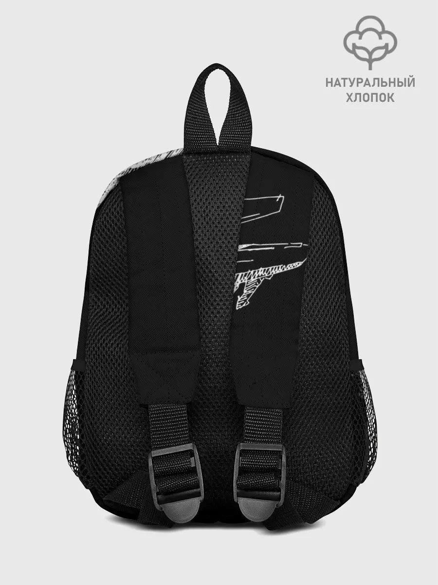 Рюкзак детский / Истребитель штрихом ВВС России