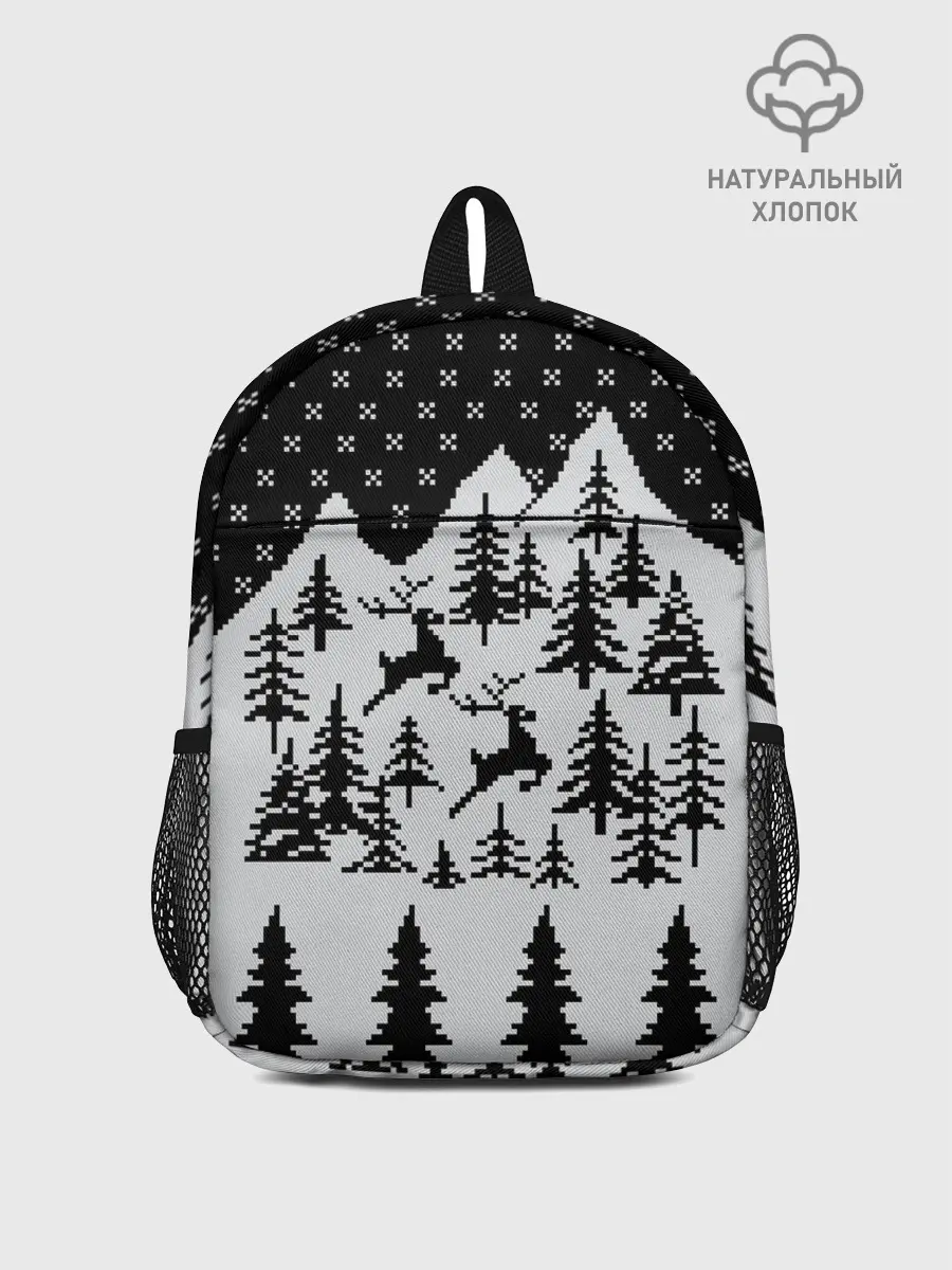 Рюкзак детский / Северные Олени в Горах