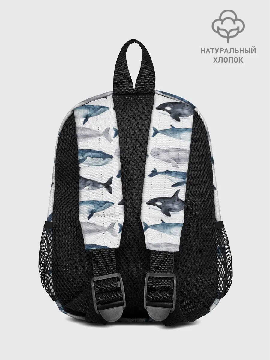 Рюкзак детский / принт с китами