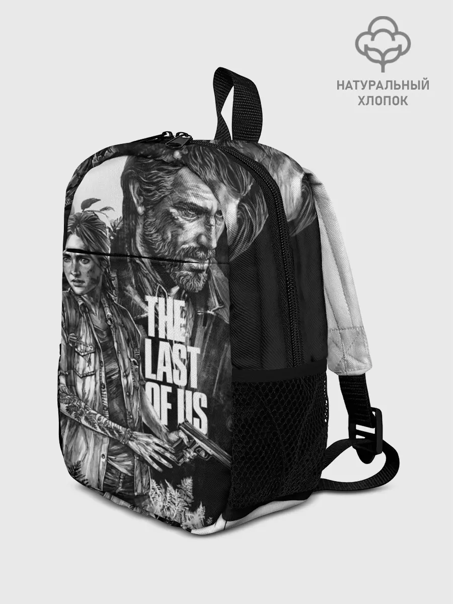 Рюкзак детский / THE LAST OF US ЧЁРНО БЕЛЫЙ
