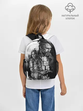 Рюкзак детский / THE LAST OF US ЧЁРНО БЕЛЫЙ