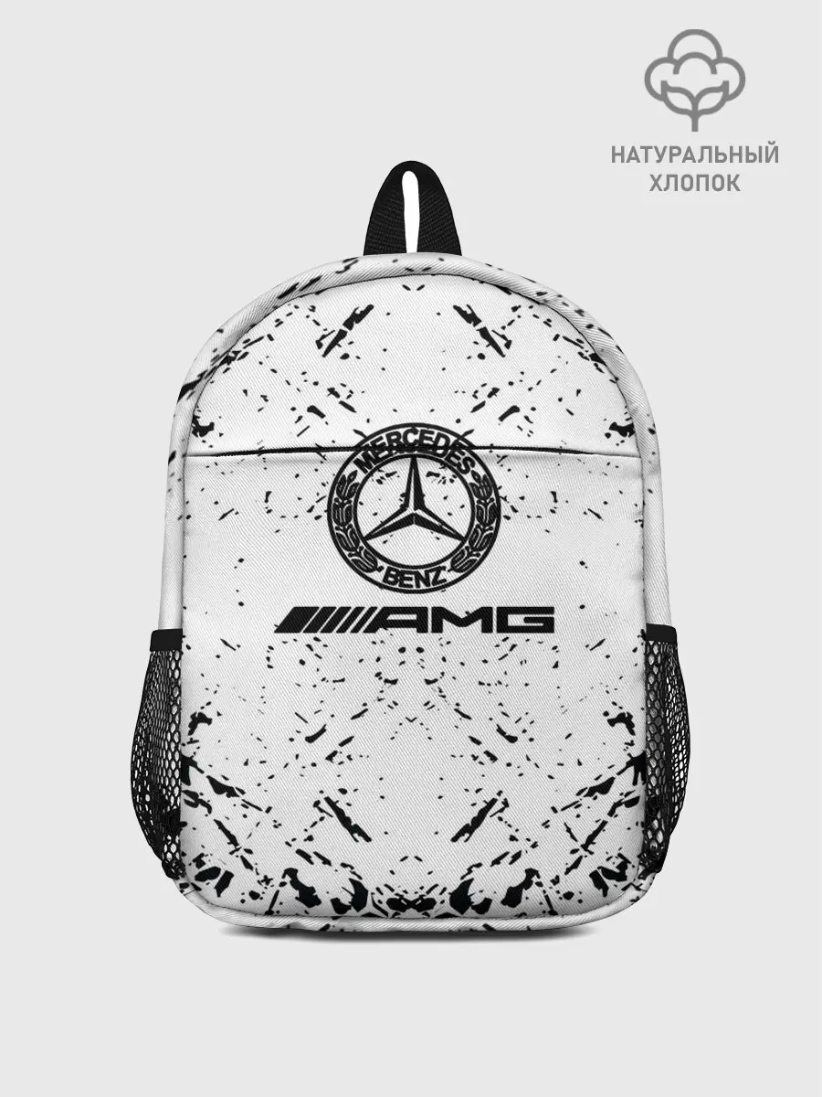 Рюкзак детский / Mercedes | брызги красок,