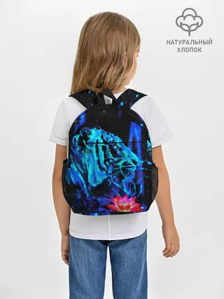 Рюкзак детский / Синий водяной тигр