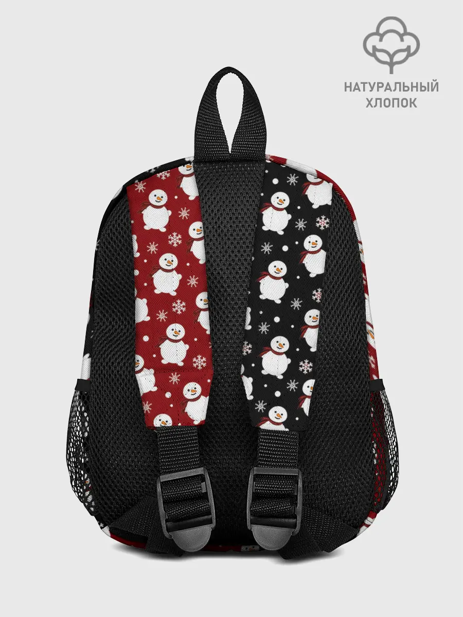 Рюкзак детский / Снеговики, снежинки и снег