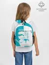Рюкзак детский / Годжо Сатору бирюзовый Магическая битва
