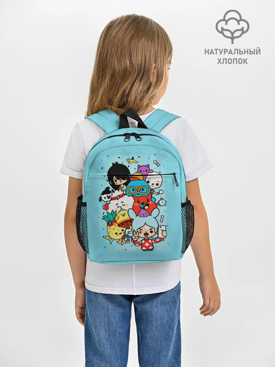 Рюкзак детский / Toca Boca | Тока бока персонажи из игры