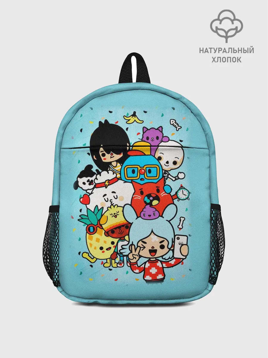 Рюкзак детский / Toca Boca | Тока бока персонажи из игры