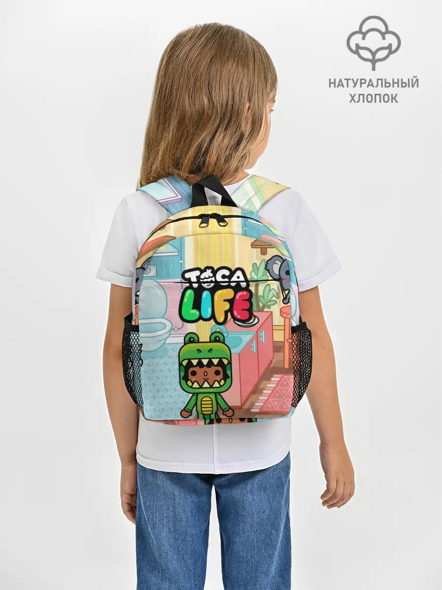 Рюкзак детский / Toca Boca | Тока бока костюм крокодила