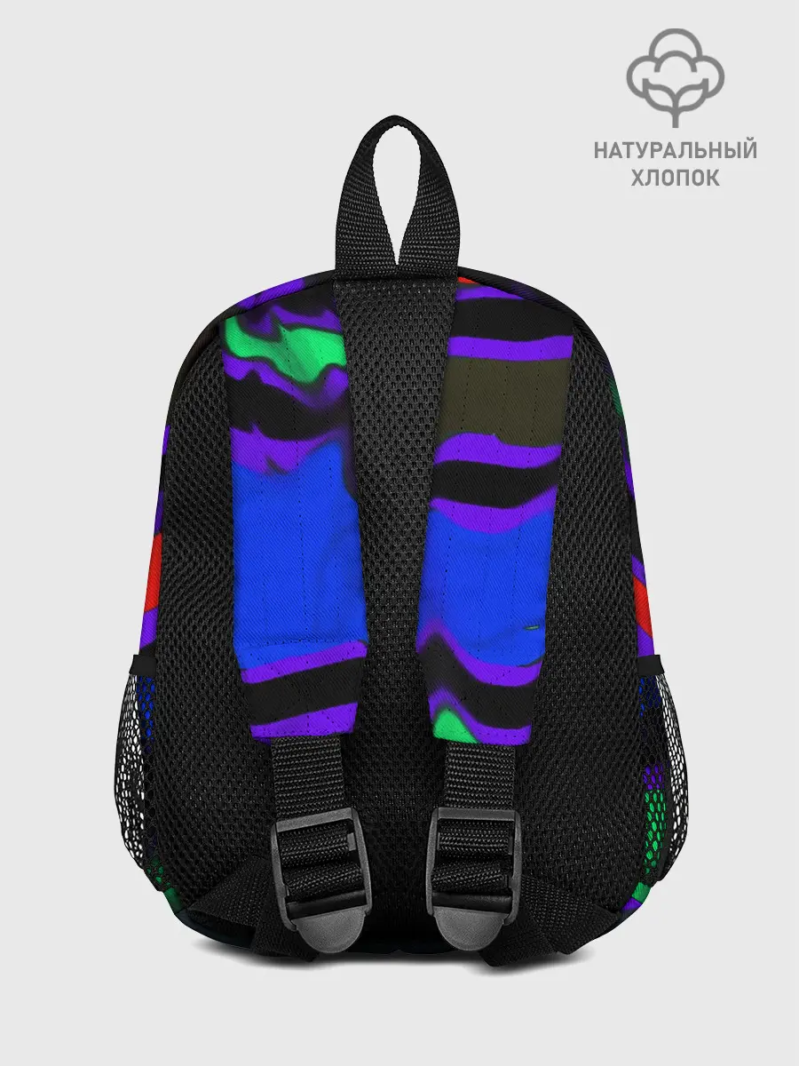 Рюкзак детский / Абстрактный узор цветных оттенков