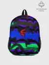 Рюкзак детский / Абстрактный узор цветных оттенков