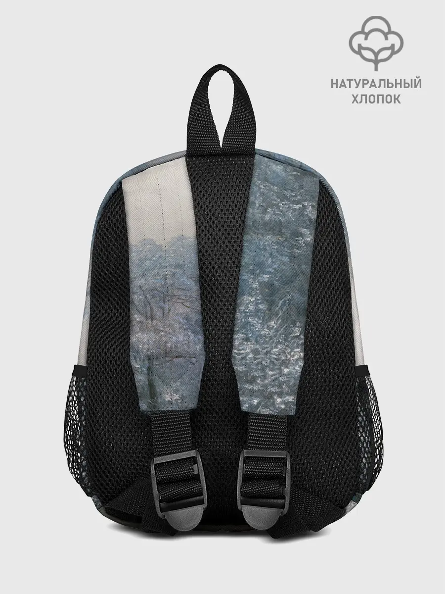 Рюкзак детский / Зимний пейзаж картина маслом