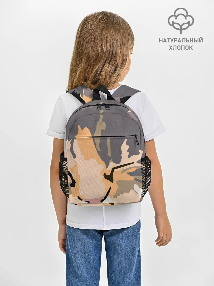 Рюкзак детский / Камуфляжный кот