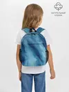 Рюкзак детский / Голубой мрамор