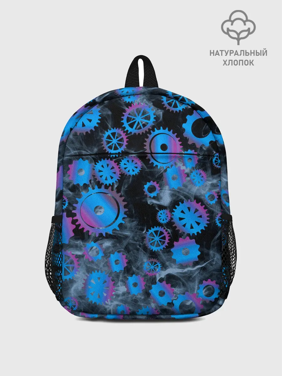 Рюкзак детский / механизм и дым, стимпанк