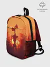 Рюкзак детский / СИРЕНОГОЛОВЫЙ НА ЗАКАТЕ