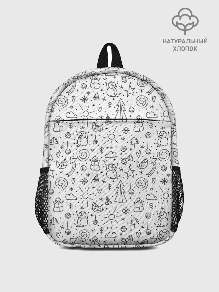 Рюкзак детский / Зимнее дудл настроение