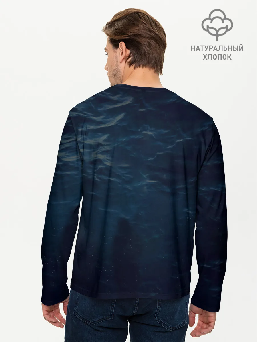 Мужской лонгслив базовый / Billie Eilish Ocean Eyes