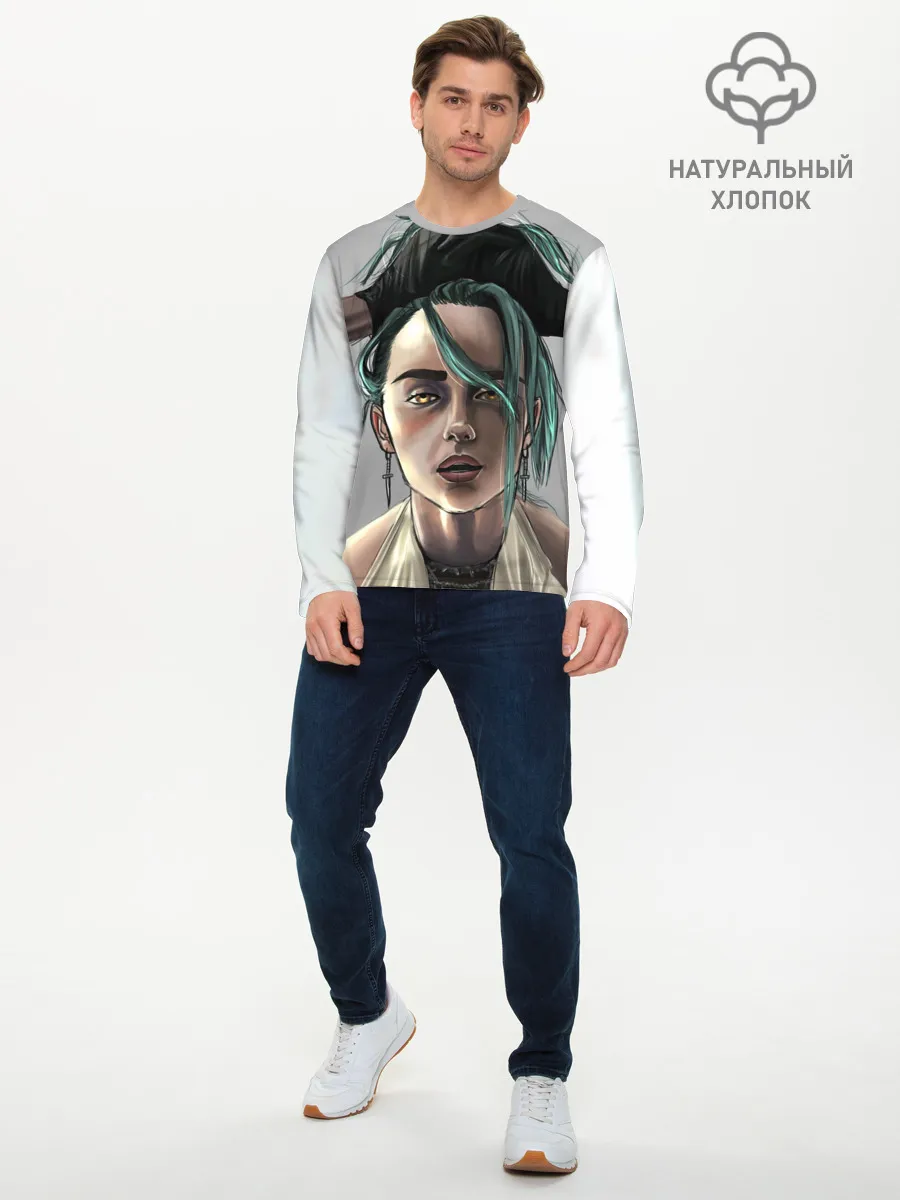Мужской лонгслив базовый / Билли Айлиш