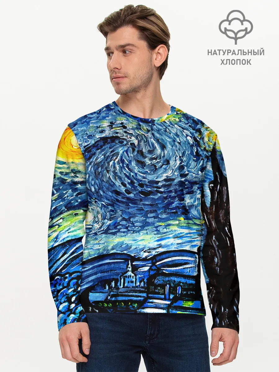 Мужской лонгслив базовый / ВАНГОГ