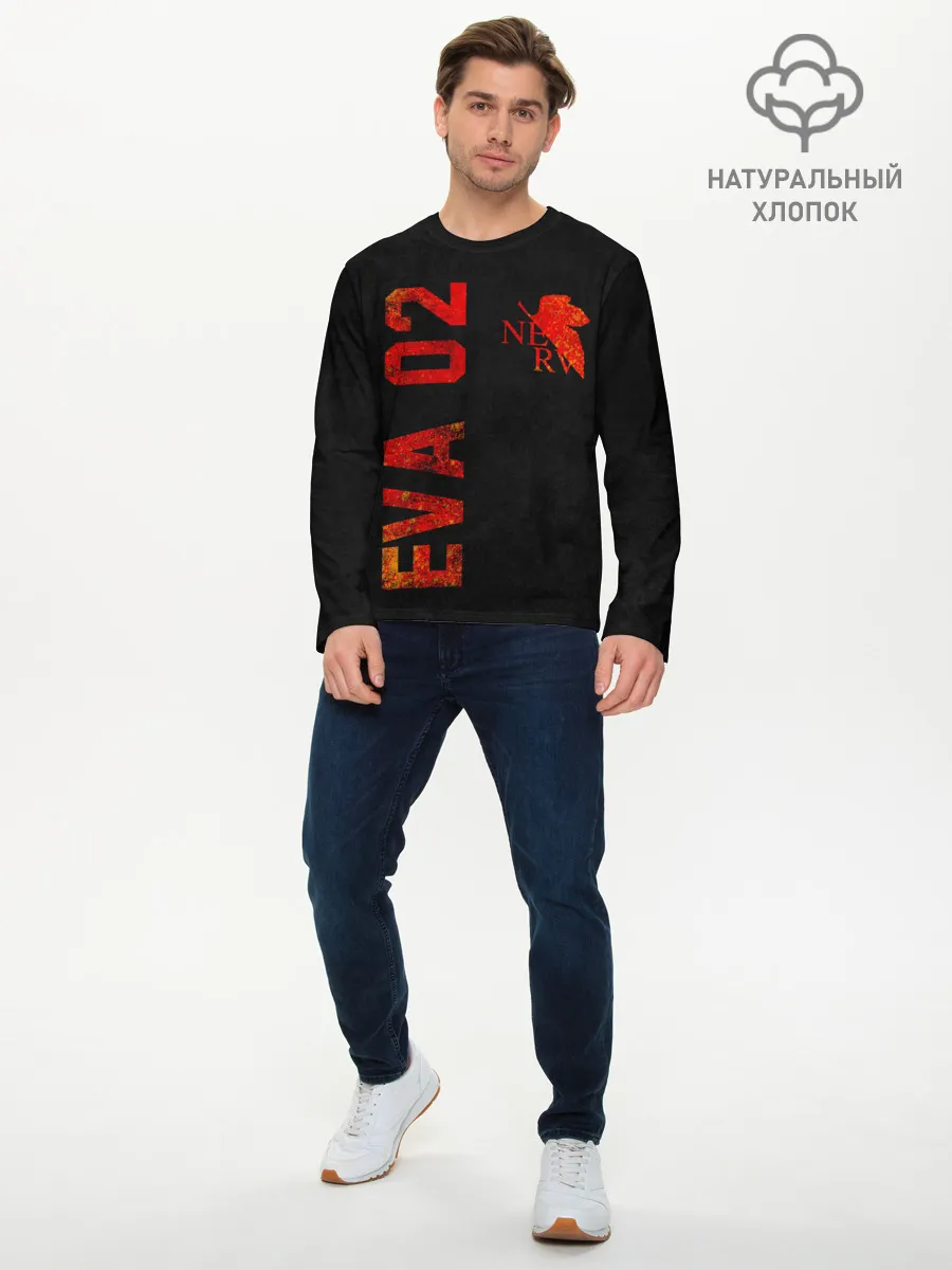 Мужской лонгслив базовый / Eva 02