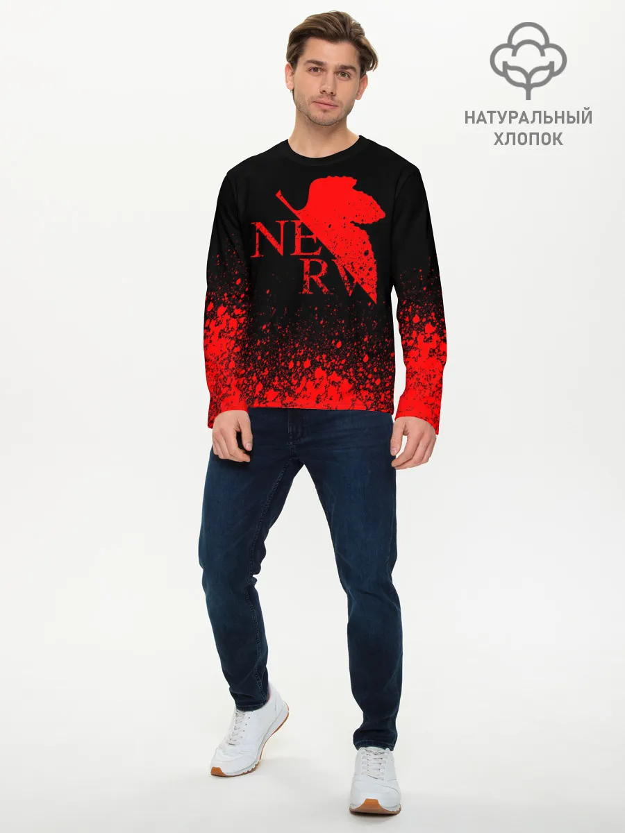 Мужской лонгслив базовый / EVANGELION