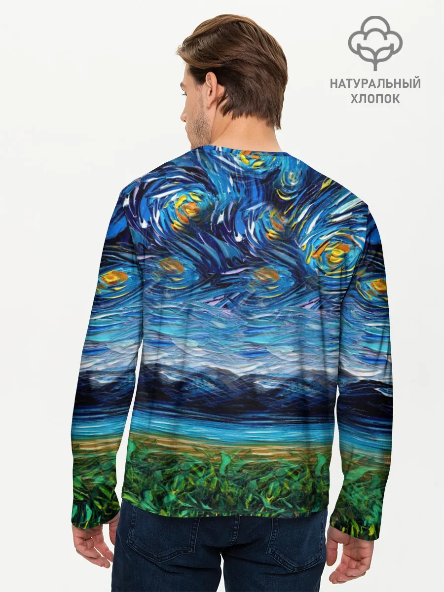 Мужской лонгслив базовый / Кокер-спаниель