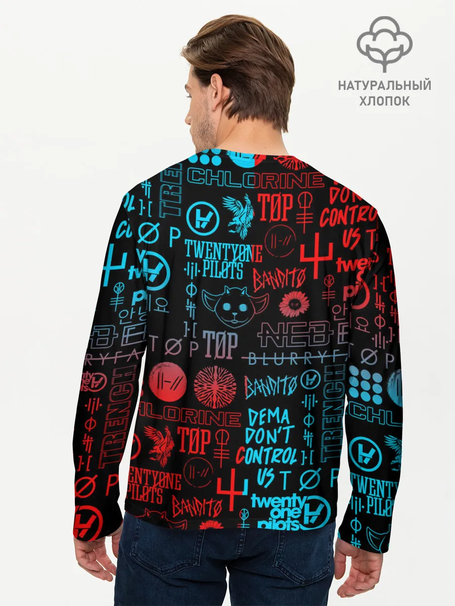 Мужской лонгслив базовый / TWENTY ONE PILOTS
