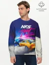 Мужской лонгслив базовый / NEED FOR SPEED - HEAT