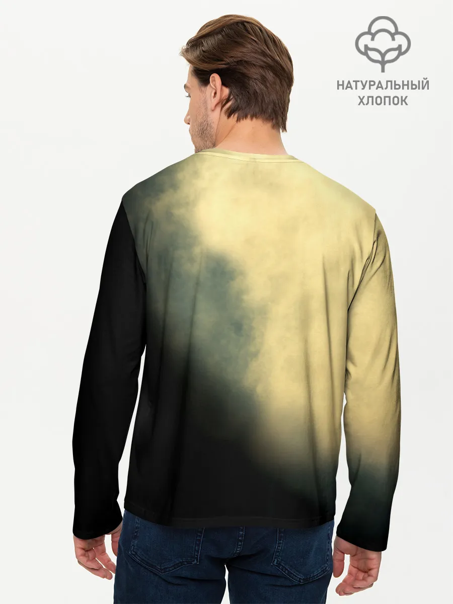 Мужской лонгслив базовый / Острые козырьки