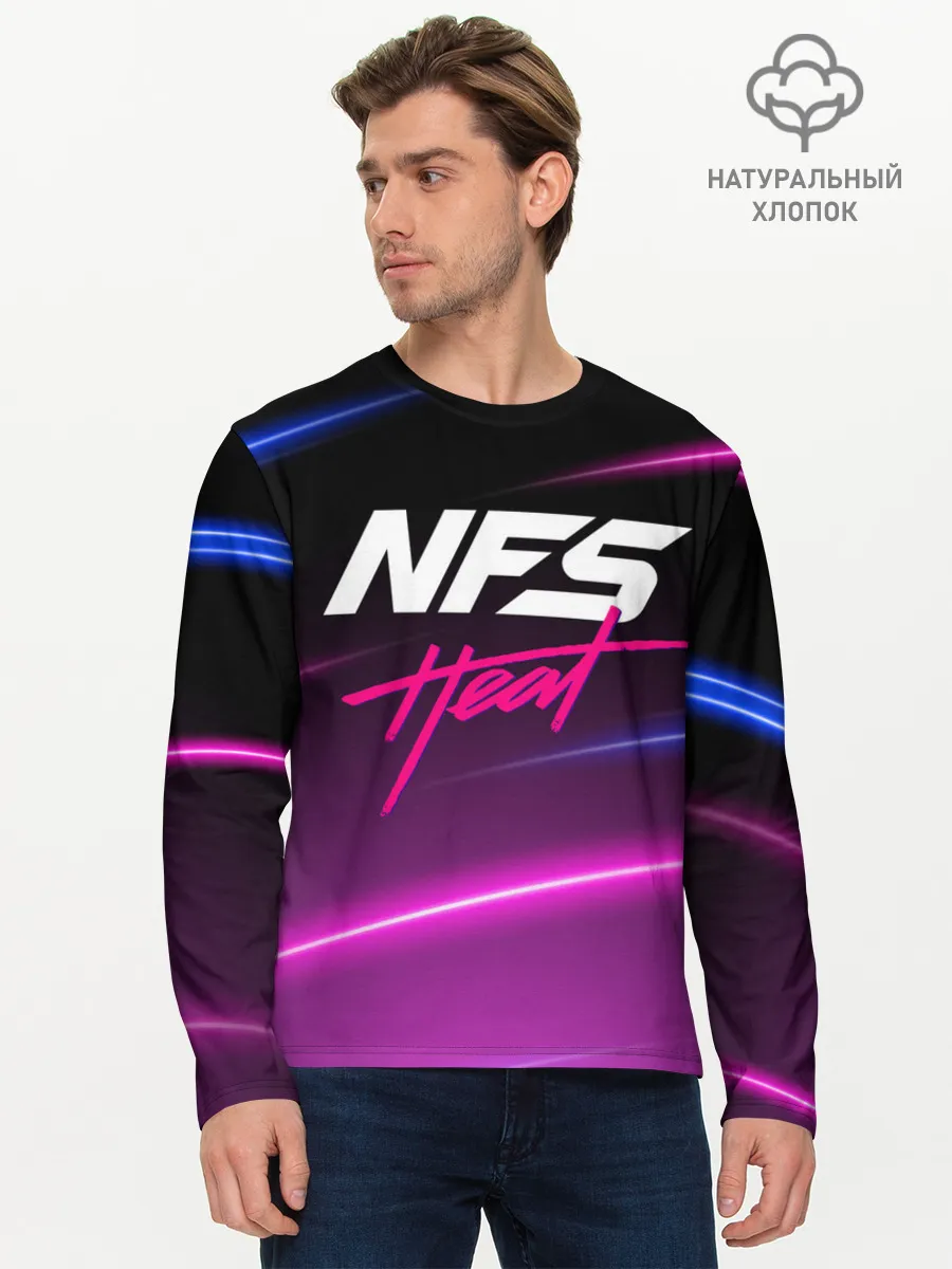 Мужской лонгслив базовый / NFS: Heat