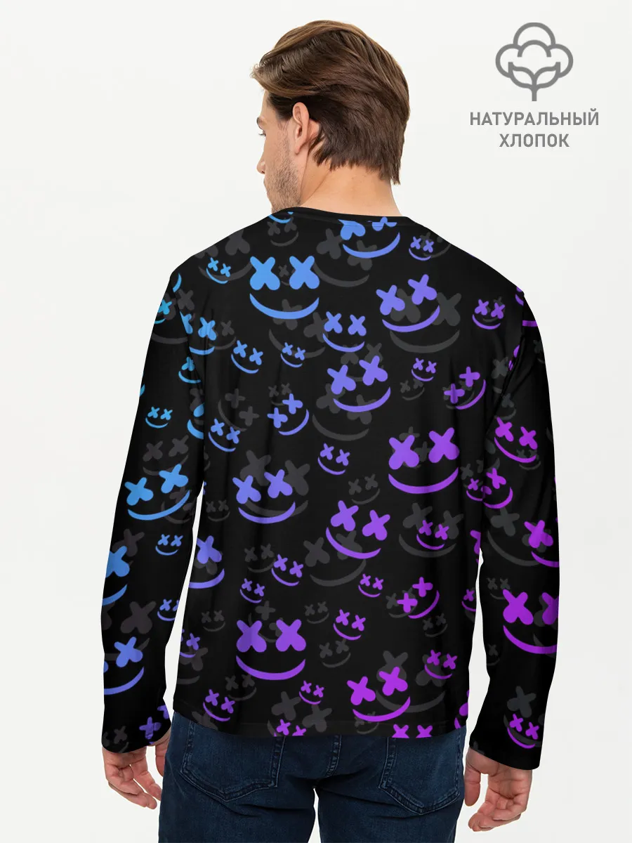 Мужской лонгслив базовый / MARSHMELLO