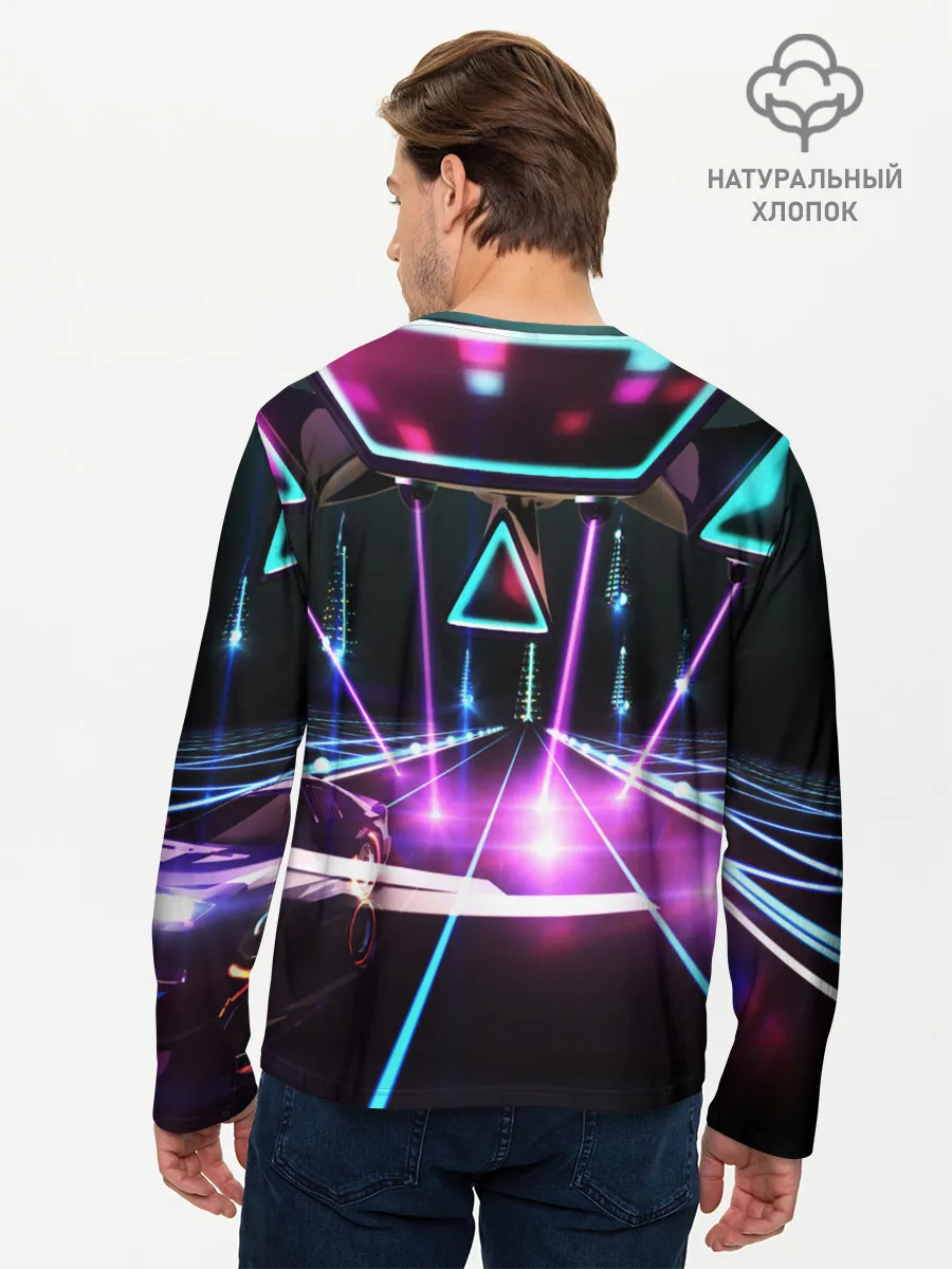 Мужской лонгслив базовый / КИБЕРГОРОД
