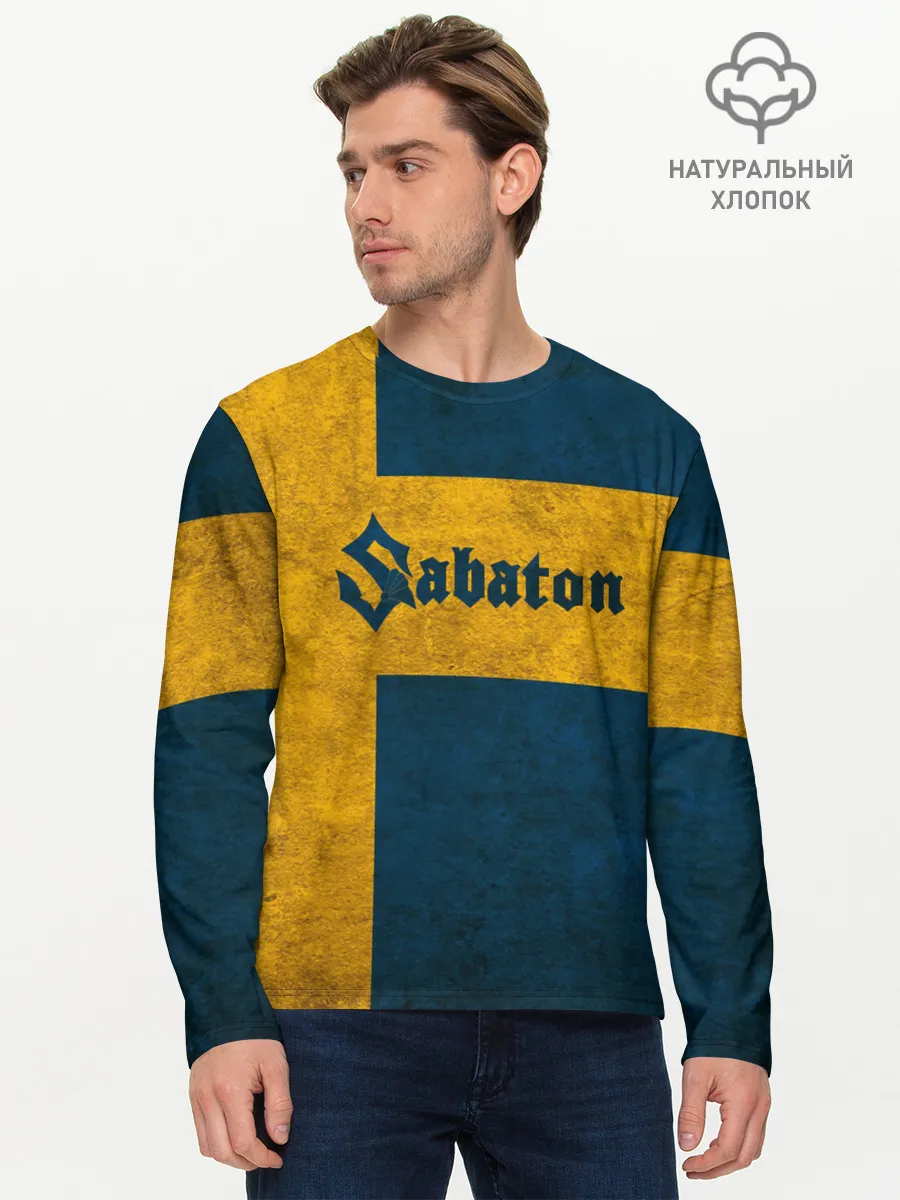 Мужской лонгслив базовый / Sabaton
