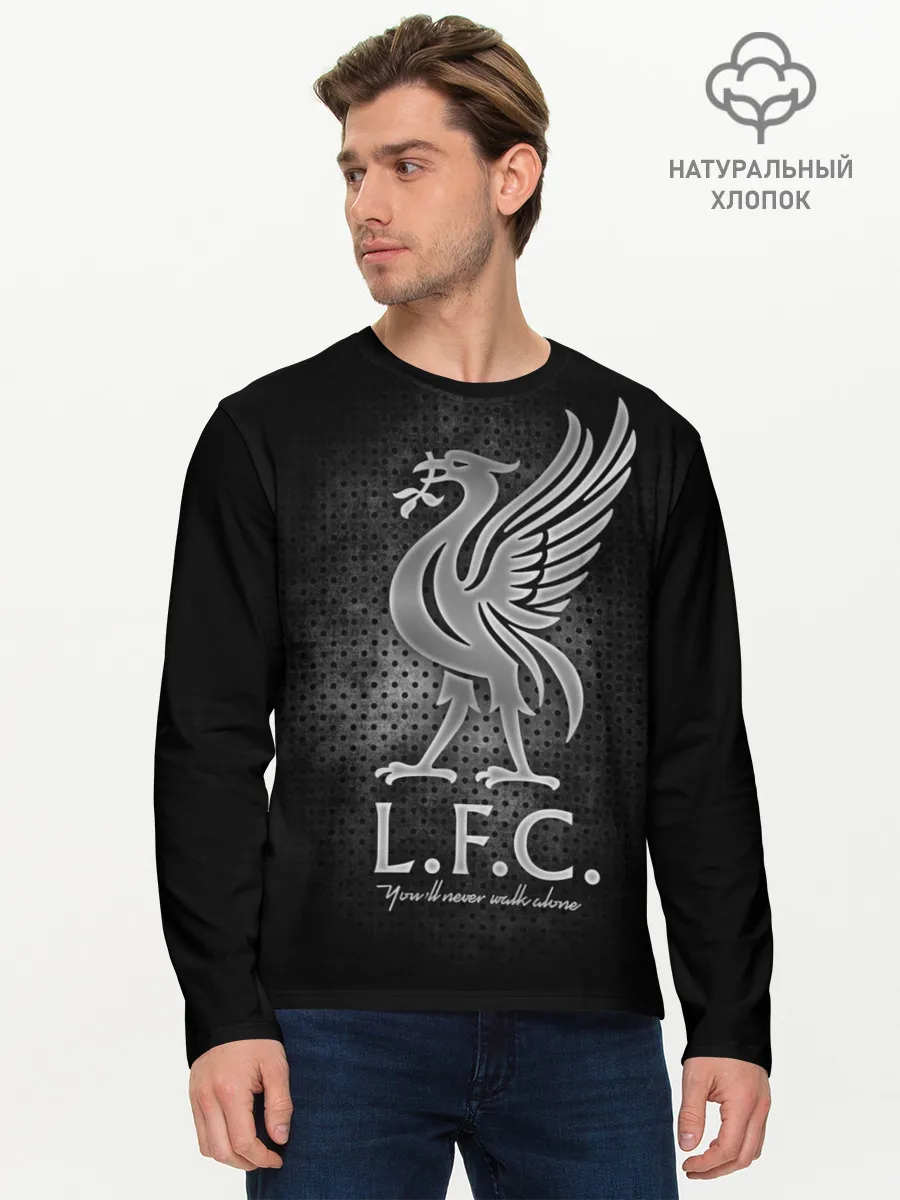 Мужской лонгслив базовый / Ливерпуль