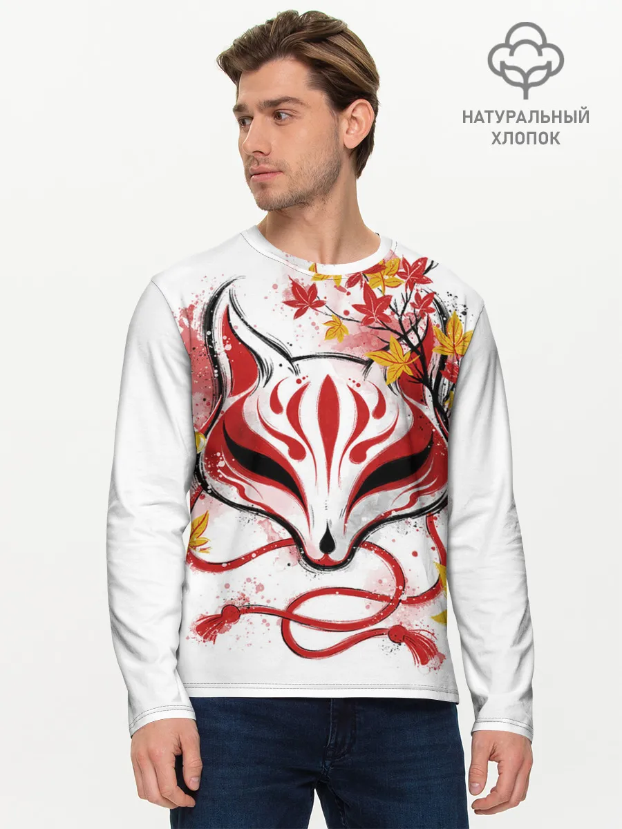 Мужской лонгслив базовый / Берсерк Синий Экзорцист