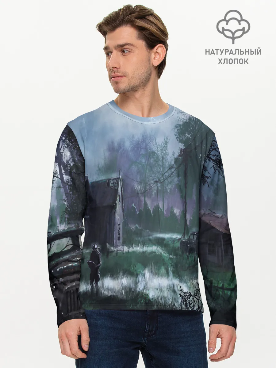Мужской лонгслив базовый / STALKER