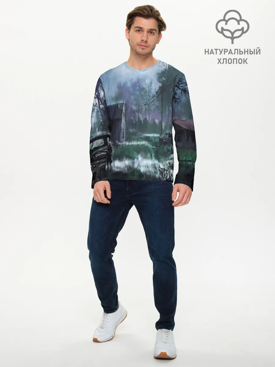 Мужской лонгслив базовый / STALKER