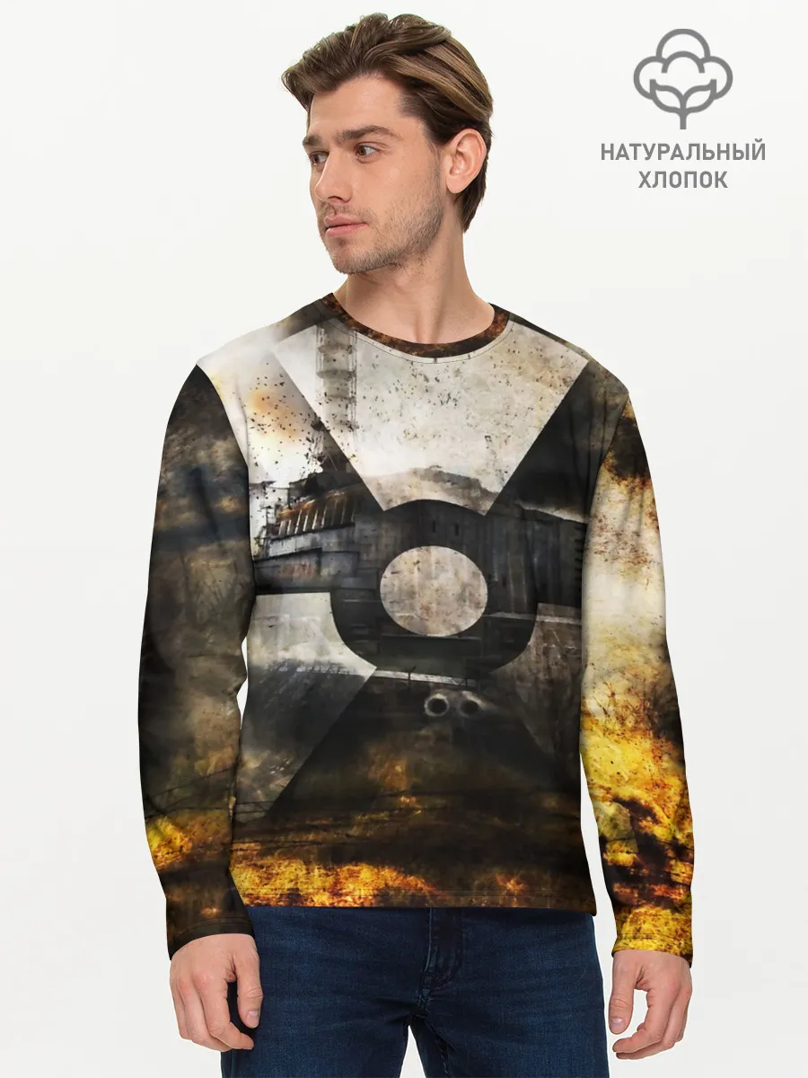 Мужской лонгслив базовый / СТАЛКЕР