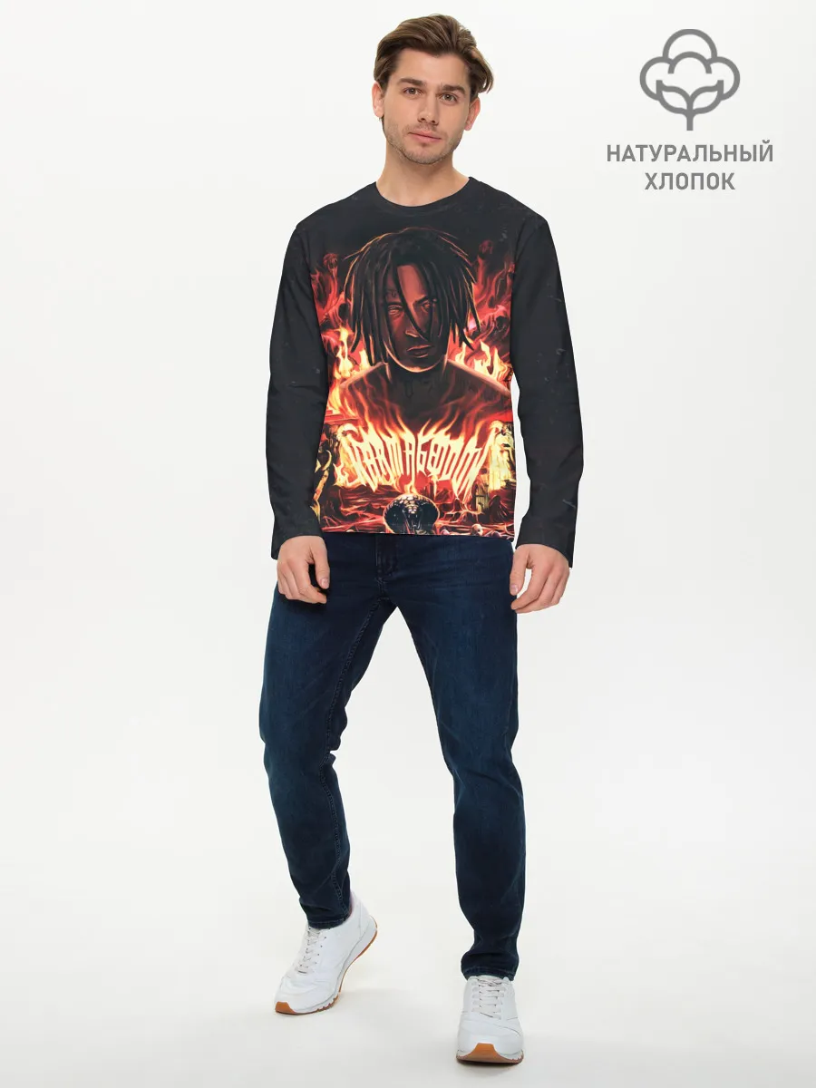 Мужской лонгслив базовый / KIZARU - Karmageddon