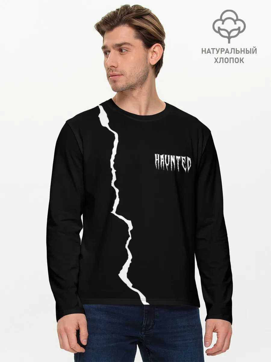 Мужской лонгслив базовый / KIZARU - HAUNTED FAMILY